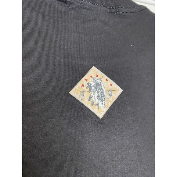 Warrior Clothing Men's Menchego Buffalo‎ Graphic Shirt Vtg Black Size Large New - Picture 7 of 7